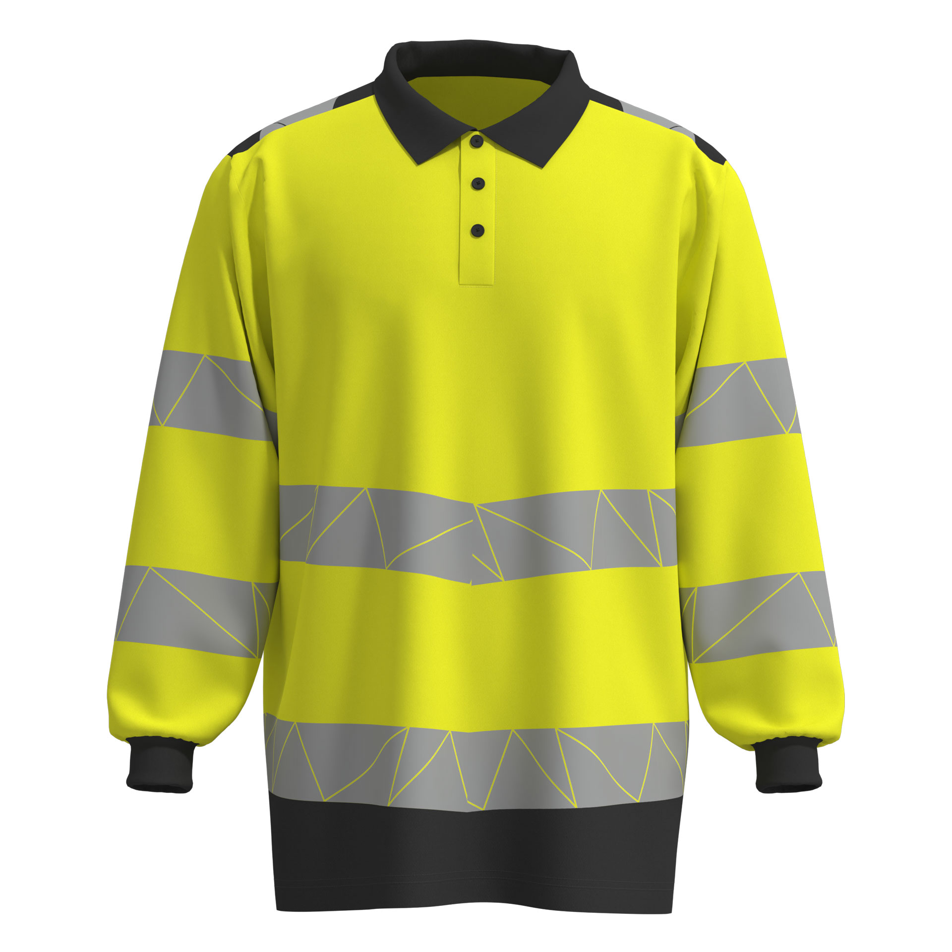 Langarm-Polo-Shirt